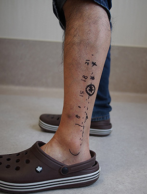 my left leg