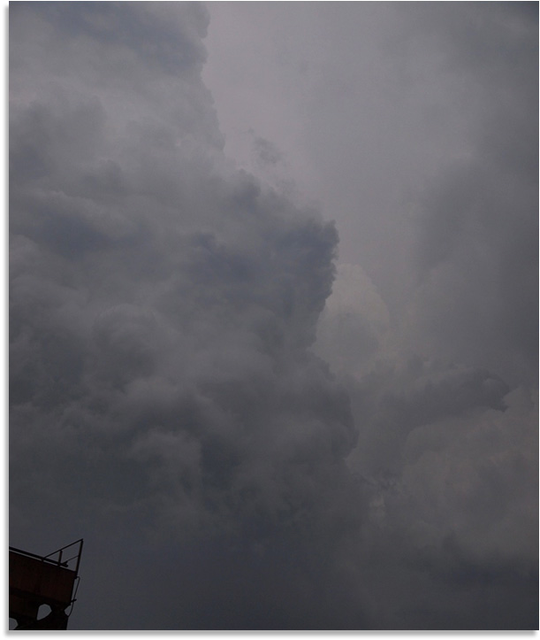 Clouds of localized heavy rain