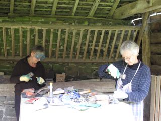 at the workshop