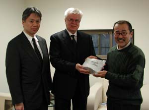 photo of sponsors and me